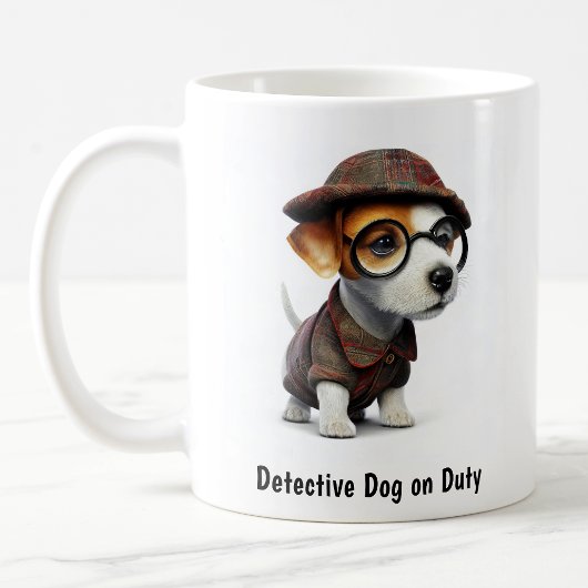 Detective Jack Russell Terrier Kaffeetasse