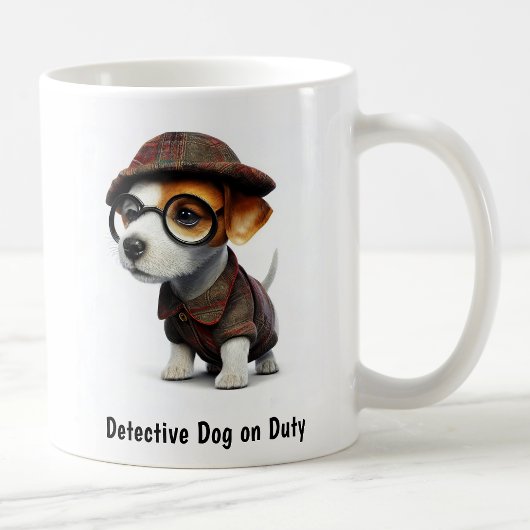 Detective Jack Russell Terrier Kaffeetasse