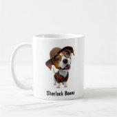 Detective Jack Russell Terrier Kaffeetasse (Links)