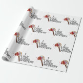 Detective Magnifying Glass Geschenkpapier (Ungerollt)