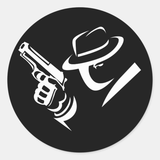 Detective Mobster Sticker 2 (Vorderseite)