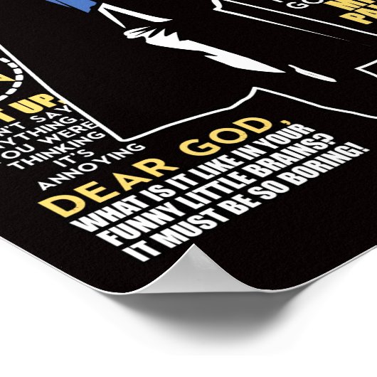 Detective Quotes V3 Poster (Ecke)