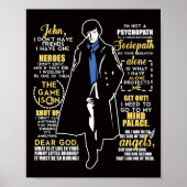 Detective Quotes V3 Poster (Vorne)