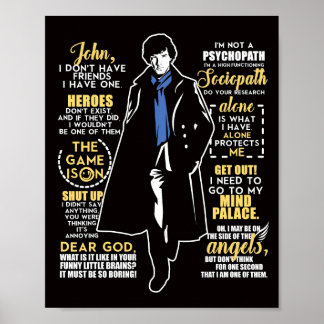 Detective Quotes V3 Poster