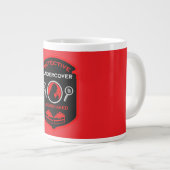 Detective Themed Funny Gift Jumbo-Tasse (Vorderseite Rechts)