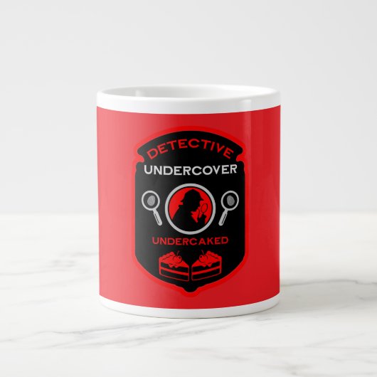 Detective Themed Funny Gift Jumbo-Tasse (Vorderseite)