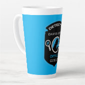 Detective Themed Funny Gift Milchtasse (Linke Ecke)