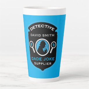 Detective Themed Funny Gift Milchtasse