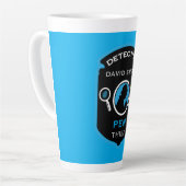 Detective Themed Funny Gift Milchtasse (Linke Ecke)