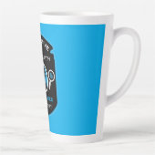 Detective Themed Funny Gift Milchtasse (Rechts)