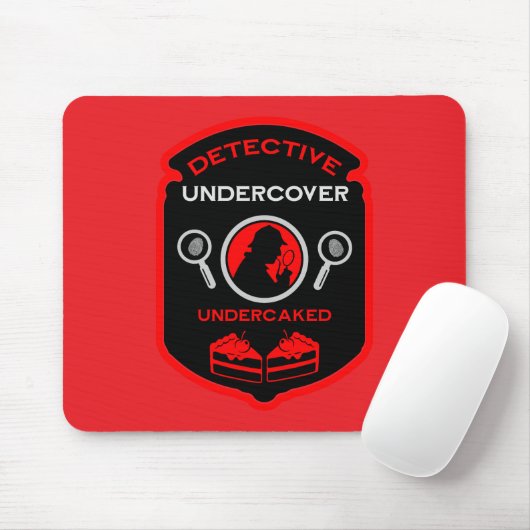 Detective Themed Funny Gift Mousepad (Mit Mouse)
