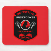 Detective Themed Funny Gift Mousepad (Vorne)