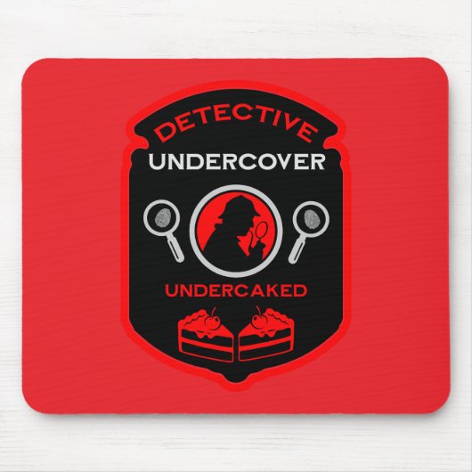 Detective Themed Funny Gift Mousepad (Vorne)