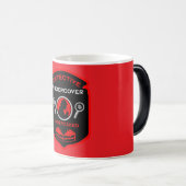 Detective Themed Funny Gift Verwandlungstasse (VorderseiteRechts)