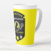 Detective Themed Funny Tea Milchtasse (Rechte Ecke)
