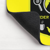 Detective Themed Funny Tea Mousepad (Ecke)