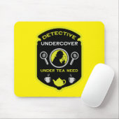 Detective Themed Funny Tea Mousepad (Mit Mouse)