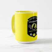 Detective Themed Funny Tea Tasse (Vorderseite Links)