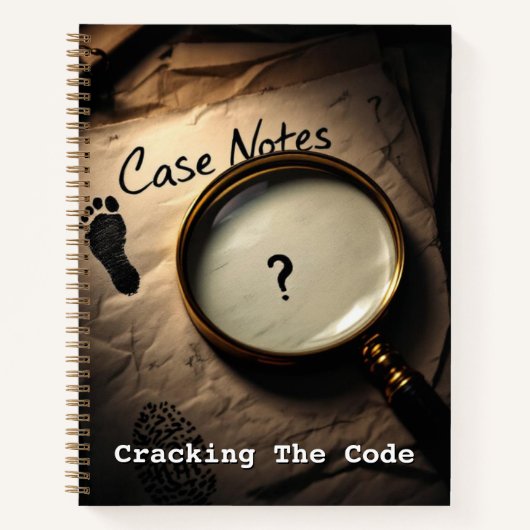 Detective's Case File | Mystery Themed To-Do List Notizblock (Vorderseite)