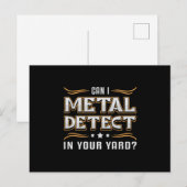 Detectorist Detector Metal Detection Geschenkidee Postkarte (Vorne/Hinten)
