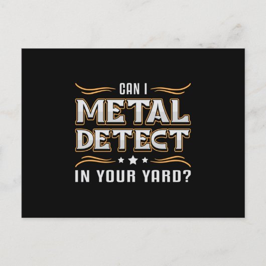 Detectorist Detector Metal Detection Geschenkidee Postkarte (Vorderseite)