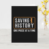 Detectorist Metal Detection Geschenkidee Karte (Gelbe Blume)