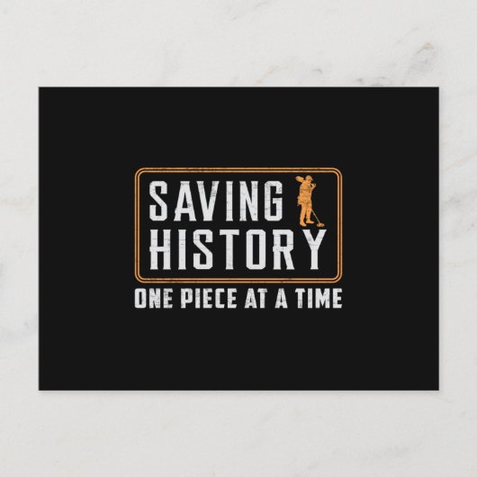 Detectorist Metal Detection Geschenkidee Postkarte (Vorderseite)