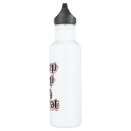 Detectorist Metal Detection Wiederholung Funny Gif Edelstahlflasche (Rechts)