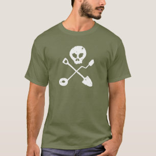 Detectorist Skull - Sondengänger Schädel T-Shirt