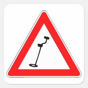 Detectorist - Sondengänger - Metal detecting Quadratischer Aufkleber