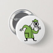 Detektiv Button (Vorne & Hinten)