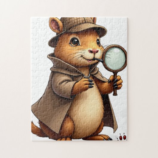 Detektiv Capybara Puzzle (Vertikal)