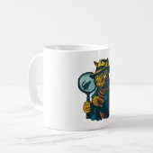 Detektiv Cat Mystery Kaffeetasse (Vorderseite Links)