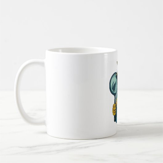 Detektiv Cat Mystery Kaffeetasse (Links)