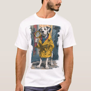 Detektiv Dalmatiner � Kriminalitätslösender Hund T-Shirt