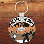 Detektiv Dan, eine Geschichte in Cartoon Schlüsselanhänger (Vorderseite)