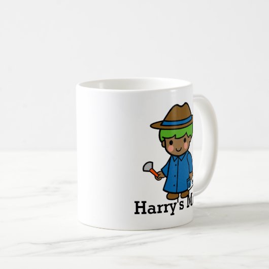 Detektiv, Foreniker oder P.I. Junge Kaffeetasse (VorderseiteRechts)