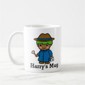 Detektiv, Foreniker oder P.I. Junge Kaffeetasse (Links)