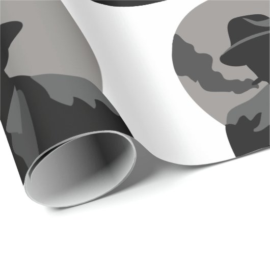 Detektiv Geschenkpapier (Rolleneckpunkt)