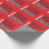 Detektiv Geschenkpapier (Ecke)