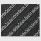 Detektiv Geschenkpapier (Flach)