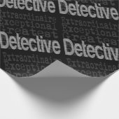 Detektiv Geschenkpapier (Ecke)