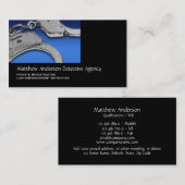 Detektiv-Gesetzesvollstreckung Visitenkarte (Vorne/Hinten)