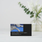 Detektiv-Gesetzesvollstreckung Visitenkarte (Stehend Vorderseite)