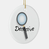 Detektiv Keramik Ornament (Rechts)