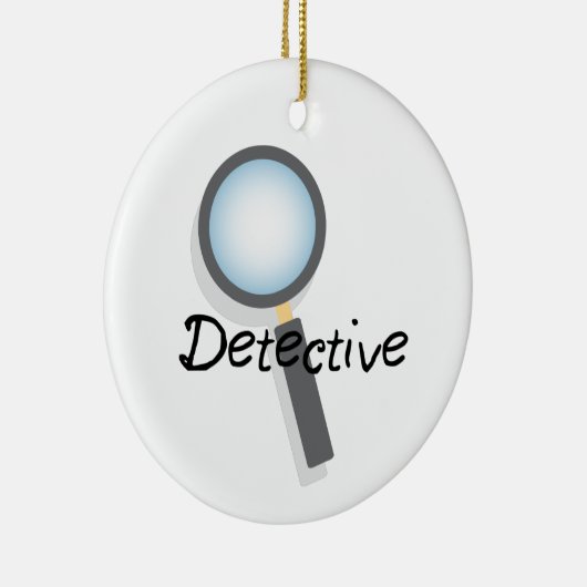 Detektiv Keramik Ornament (Rechts)