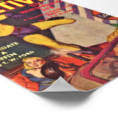 Detektiv mit Kapuze Poster (Ecke)