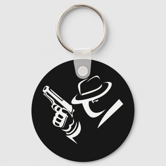Detektiv Mobster Schlüsselanhänger 2 (Vorderseite)