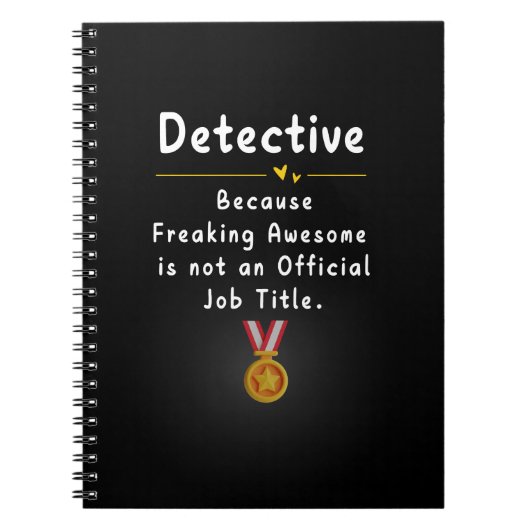 Detektiv Notizblock (Vorderseite)