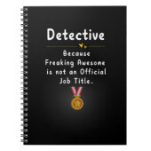Detektiv Notizblock (Vorderseite)